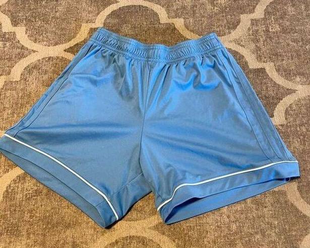 Adidas  blue athletic performance shorts size small