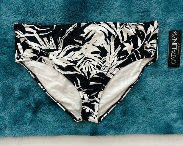 Catalina  Swimwear Mid Rise Scoop Bikini Bottom Size XL