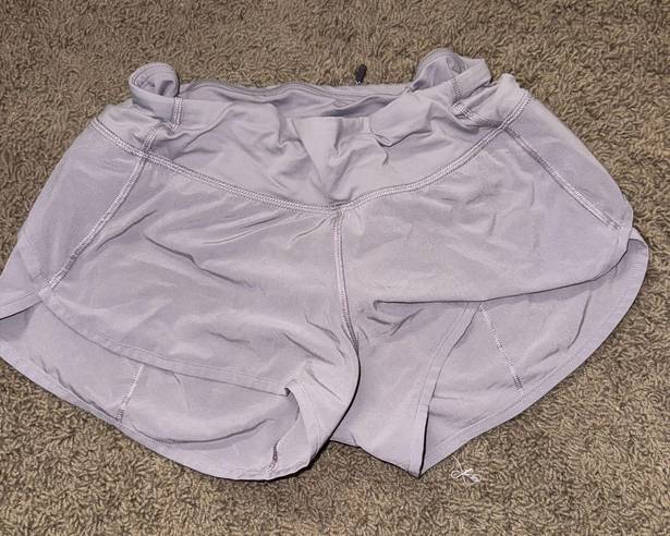 Lululemon Gray Speed Up Shorts