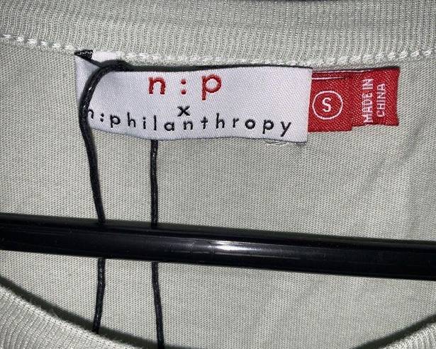 n:philanthropy Womens Size S  Harlow Tee Sage NWT