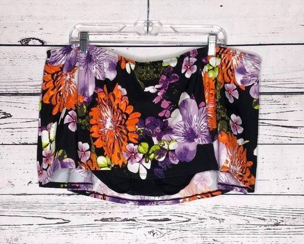 Cacique Swim by  Lane Bryant NWT Size 26 Floral Print Bathing Suit Swim Skirt