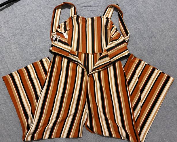 Urban Outfitters Striped Jumpsuit