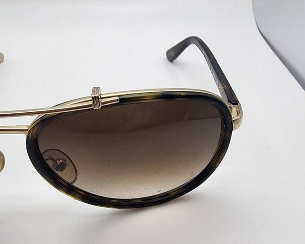 Juicy Couture  Tortoiseshell & Gold Aviator Sunglasses & Case