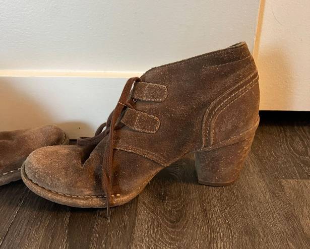 Clarks Brown Booties