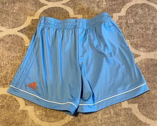 Adidas  blue athletic performance shorts size small