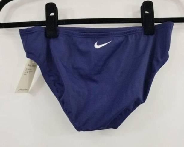 Nike NEW‎  Layered Sport Tankini Swimsuit Set Two Piece Womens Size S Blue