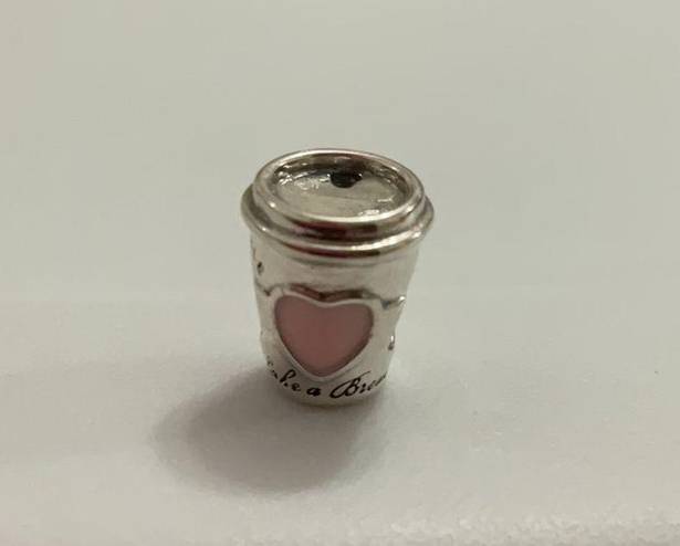 Pandora Take a Break Coffee Cup Charm