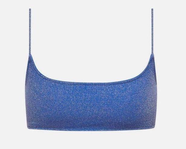 Triangl Mica Marina Sparkle Bikini Top Blue