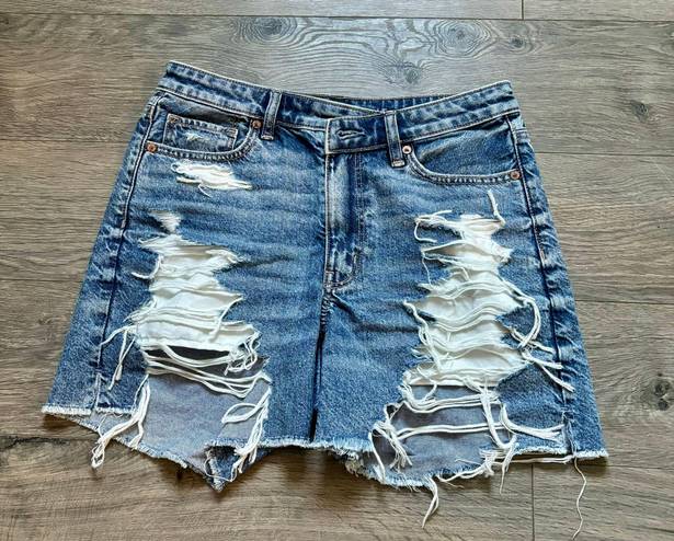 American Eagle AE Denim Highest Waist Baggy Short 