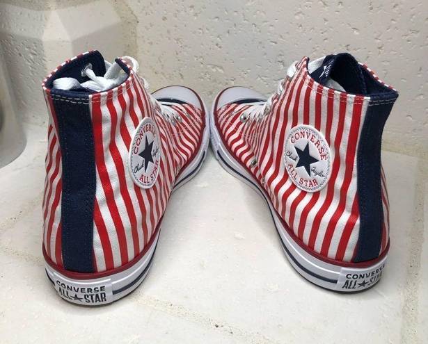 Converse  All Star High Top patriotic Sneaker sz 10.5