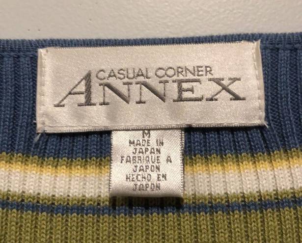 Y2K Casual Corner Annex Striped V