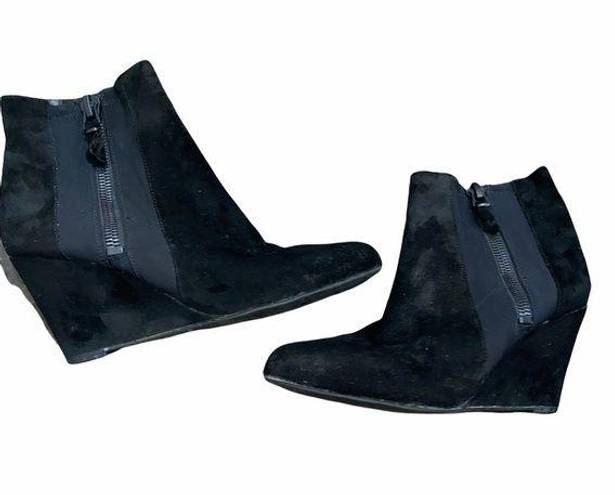 Via Spiga  black suede leather booties, 7M