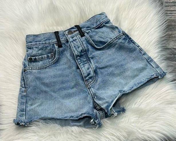 The Kooples  High Rise Denim Shorts