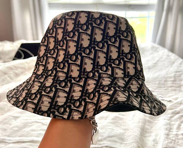 Dior TEDDY-D Oblique bucket reversible hat