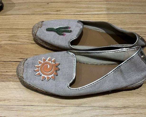 Krass&co G.H. Bass &  Women’s Sz 9 Sun Cactus Espadrilles Flats Jenna Critter EUC Shoes