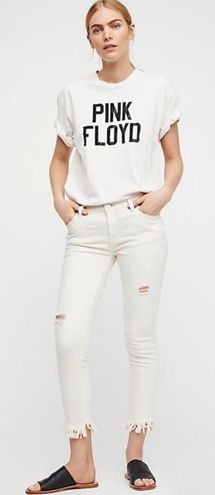 Free People  Great Heights Frayed Skinny Jean