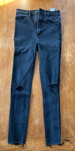 Abercrombie & Fitch Ultra High Rise Super Skinny Black Jeans