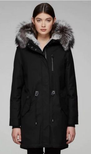 Mackage Rena X Fur Lined Parka Coat Black Size XXS - $700 (39% Off ...