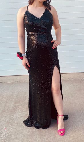 Windsor Black Sequin Prom / Formal Dress