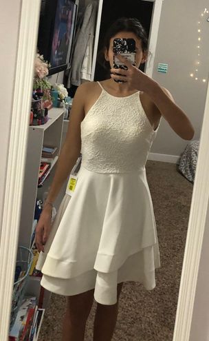 White Graduation Dress