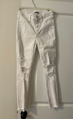 American Eagle Outfitters White Skinny Jeans Size 2 - $15 (75% Off ...