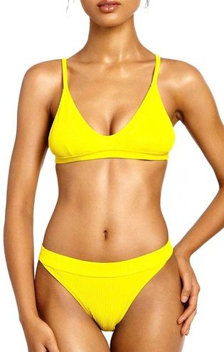 🌻Sz M, yellow 2 piece bikini set