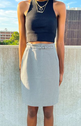 H&M Houndstooth Pencil Skirt