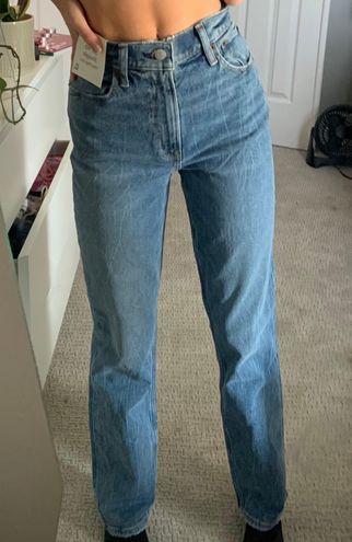 Abercrombie & Fitch 90s ultra high rise straight jeans 