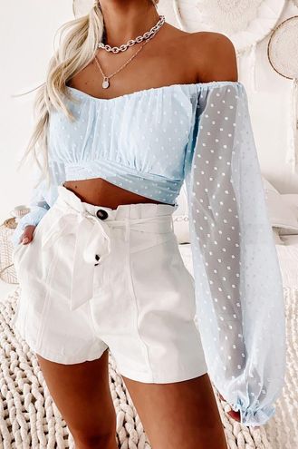 These Three Boutique powder blue top