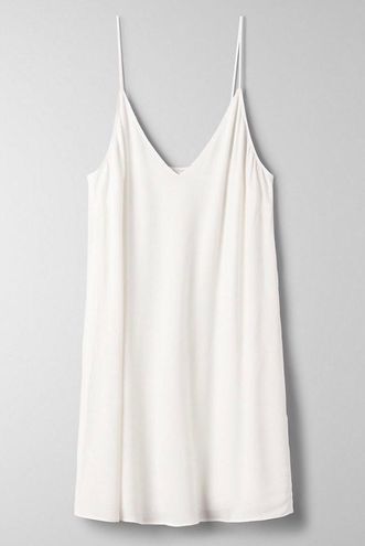Aritzia White Slip Dress