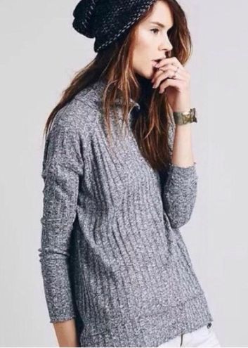 Free People Rested and Ready Mock Neck Sweater