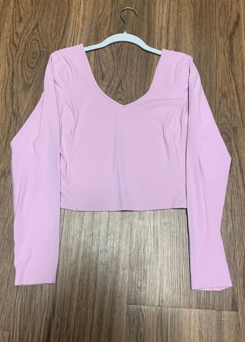 Lululemon Align Long Sleeve Pink Size 8 - $35 (55% Off Retail) - From Kodi