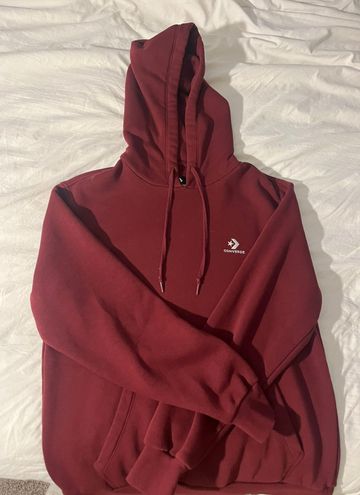 Converse Hoodie Red Size M - $16 (54% Off Retail) - From Ellie