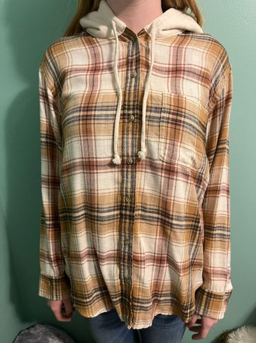 american eagle flannel sweatshirt