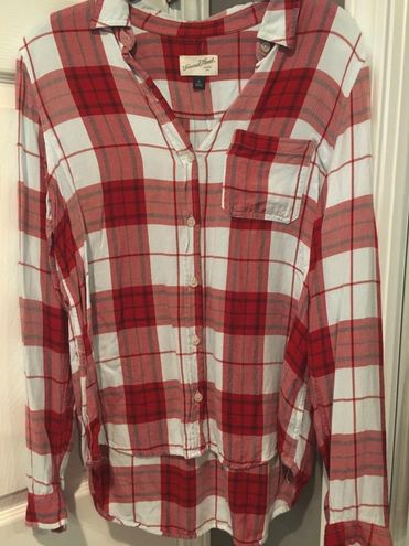 Universal Thread Red and White flannel shirt