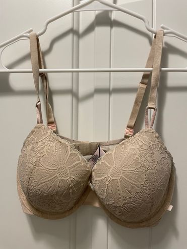 Victoria's Secret Nude Floral Bra Tan Size 34 D - $9 - From Sarah