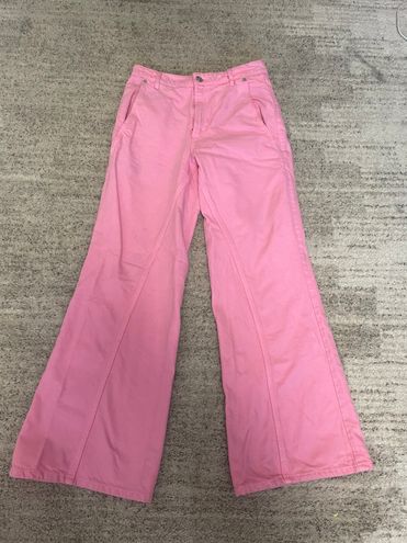 ZARA Wide Leg Jeans Pink Size 4 - $23 - From Lauren