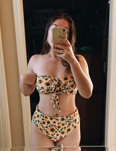 Zaful Sunflower Bikini