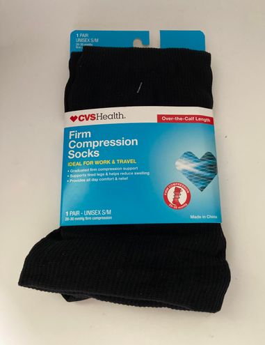 CVS Firm Compression Socks Size S / M