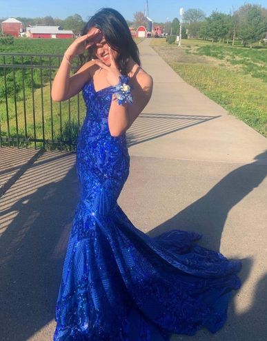 Royal Blue Prom Dress Size 4 - $350 (30% Off Retail) - From Niya