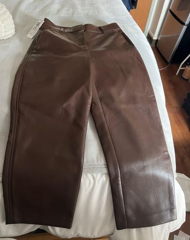 Aritzia Brown Leather Pants Size 2 - $69 (53% Off Retail) New With Tags ...