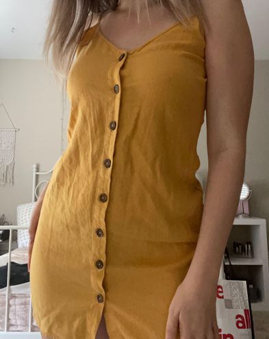 Forever 21 yellow dress 