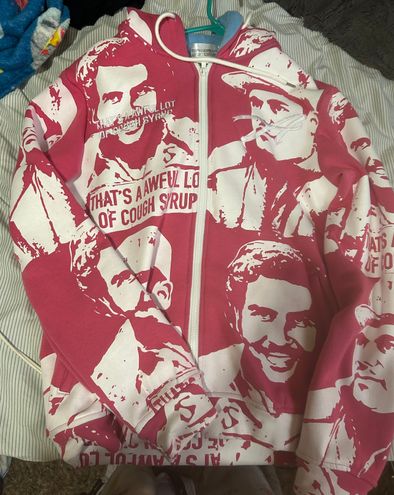 Awful Lot Of Cough Syrup El Chapo And Pablo Escobar Pink Hoodie Size M ...