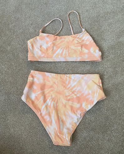 High Waisted Tie Dye Bikini Set