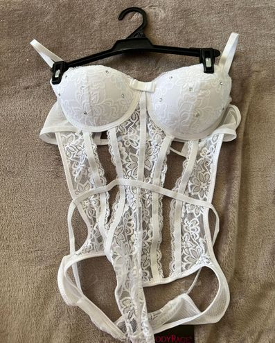 Body Rage White Lingerie Bodysuit Size L - $25 (16% Off Retail) - From ...