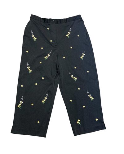 Alfred dunner Vintage Y2K embroidered bee and daisy cropped high rise ...