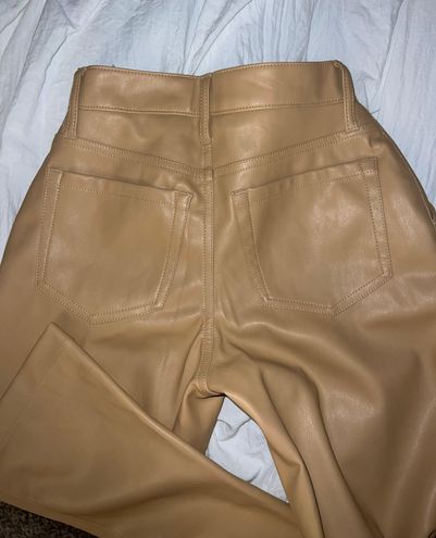 Hollister Leather Pants Tan Size 24 - $35 (41% Off Retail) New With ...