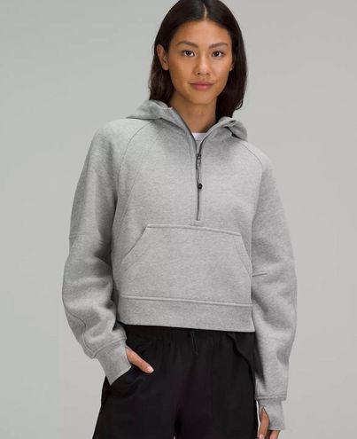 Lululemon Light Grey Like on Scuba Half Zip Hoodie Gray Size M - $105 ...