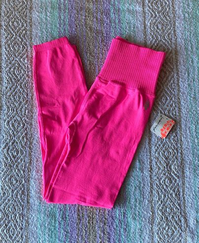 Free People Movement Neon Pink Leggings Size M - $42 (46% Off Retail ...