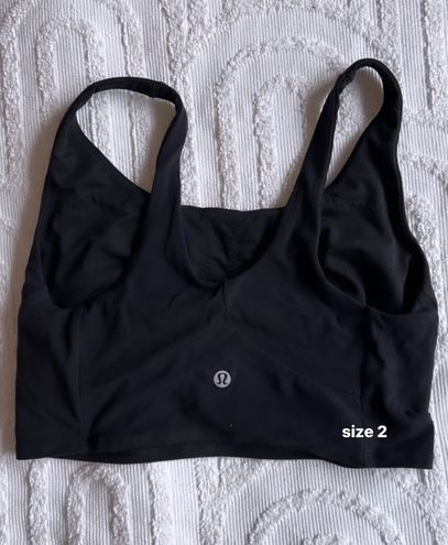 Lululemon Crop Top Black Size 2 - $28 (48% Off Retail) - From Cailey